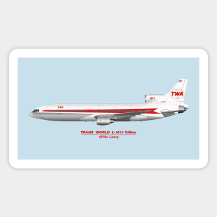 1970s TWA Tristar Magnet